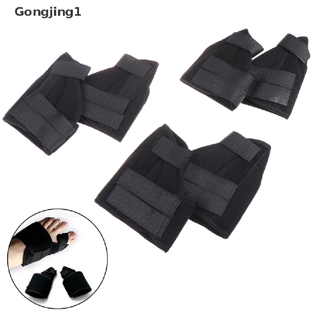 Gongjing1 2pcs / Set Alat Pemisah / Korektor Jari Kaki Bunion / Hallux Valgus