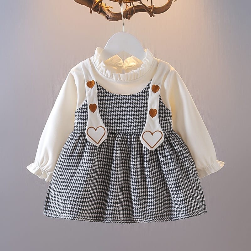 Bayi - 2 TAHUN | Bae Cha Dress Korean Style - Dress Korea Style kualitas Import Anak Perempuan Dres Pesta Fashion Gaun Baby