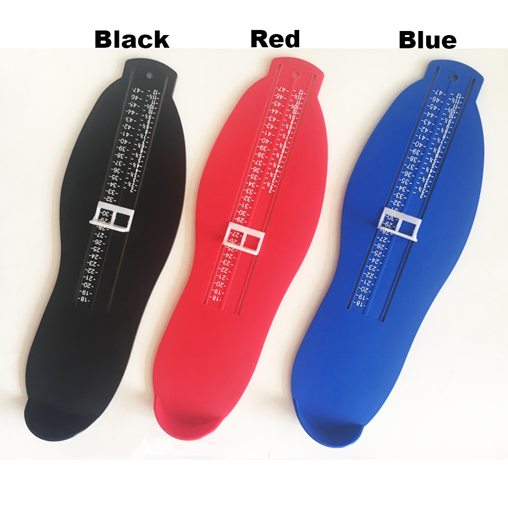 Chookey Penggaris Pengukur Kaki Ukuran Uk / Eropa Adjustable Multi Warna Untuk Anak / Dewasa