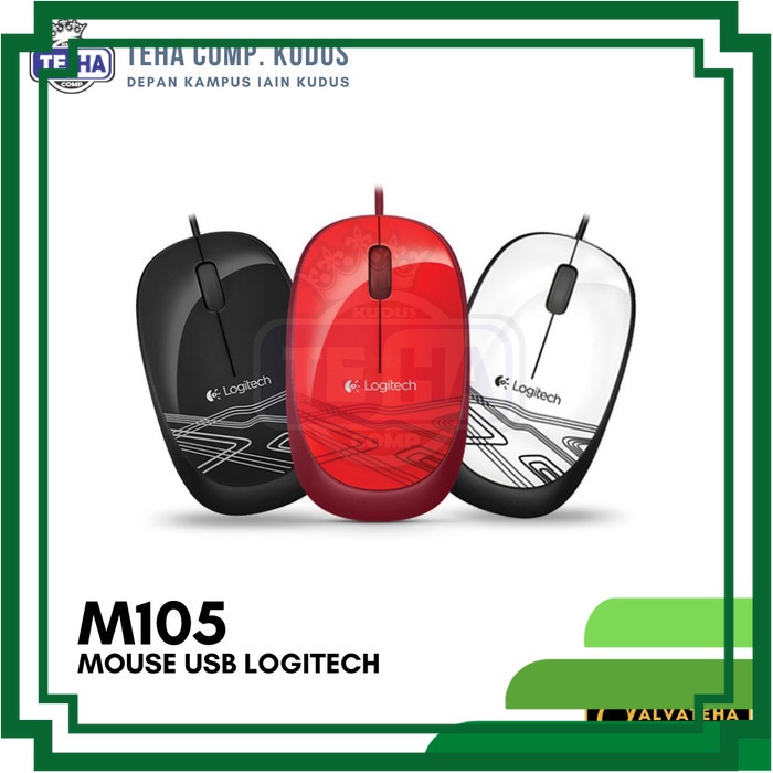 Mouse USB LOGITECH M-105 Original - Mouse Logitech Bergaransi
