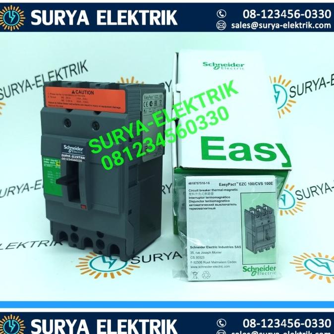 mccb mcb schneider ezc 100f F 30a 30A 30 ampere MCCB MCB SCHNEIDER EZC