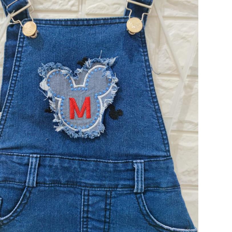 ● RKPD M.M/rok kodok pendek jeans anak perempuan 4- 9th/ overall rok jeans anak perempuan/ wearpack 