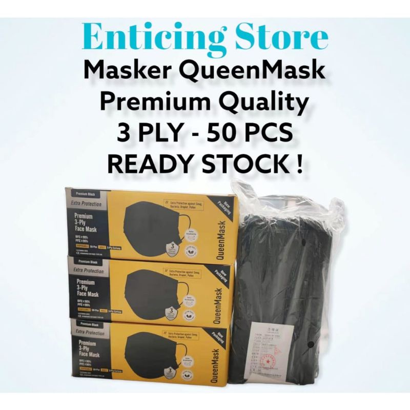 Masker 3 Ply Isi 50 Pcs Masker Earloop Isi 50 Pcs Face Mask Dewasa