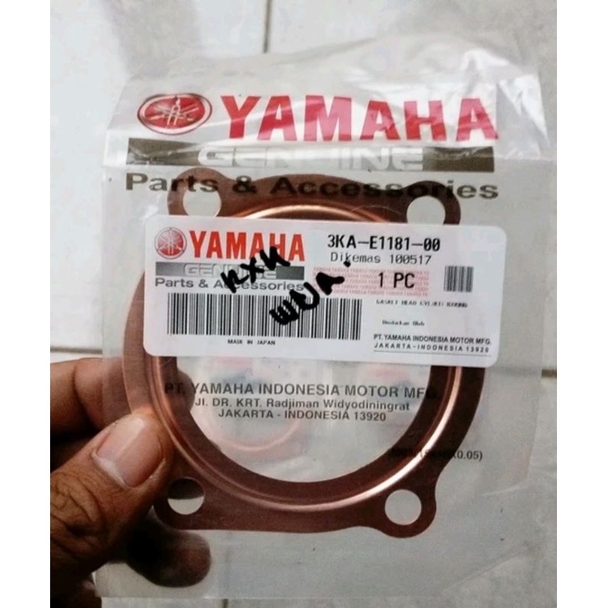 PERPAK TEMBAGA YAMAHA ORIGINAL BLOK KOP RX KING