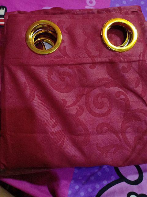 Produsen Gorden Embos Hijau Jade Smokering Murah! Ukuran 115cm X 210cm / Gorden Grosir