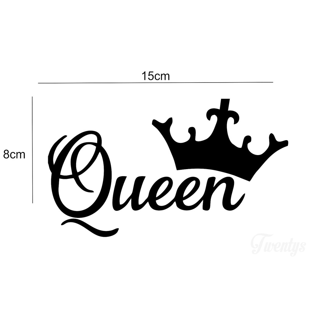 

STIKER QUEEN CUTTING STICKER VINYL DECAL