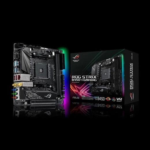 Asus Rog Strix B450-I Amd Am4 B450 Itx Gaming Termurah