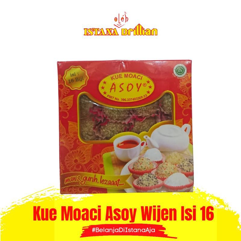 

Kue Mochi Asoy Wijen Isi 16