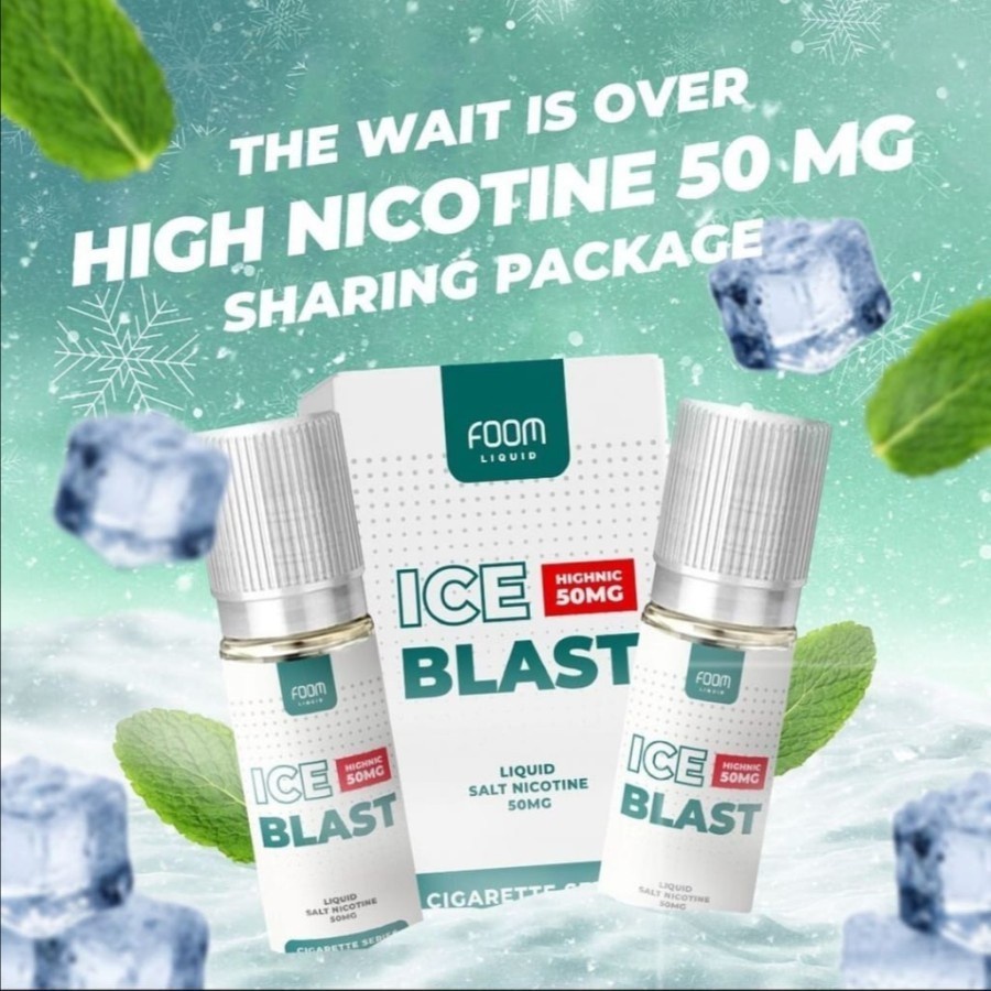 LIQUID 30ML FOOM ICE BLAST HIGHNIC 50MG ICY MENTHOL