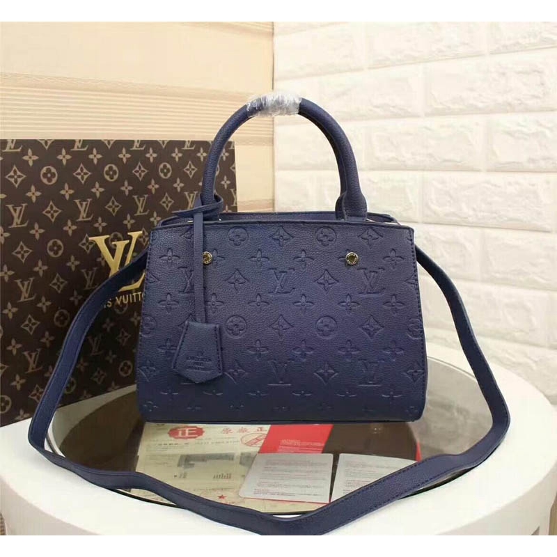 blue louis vuitton bag