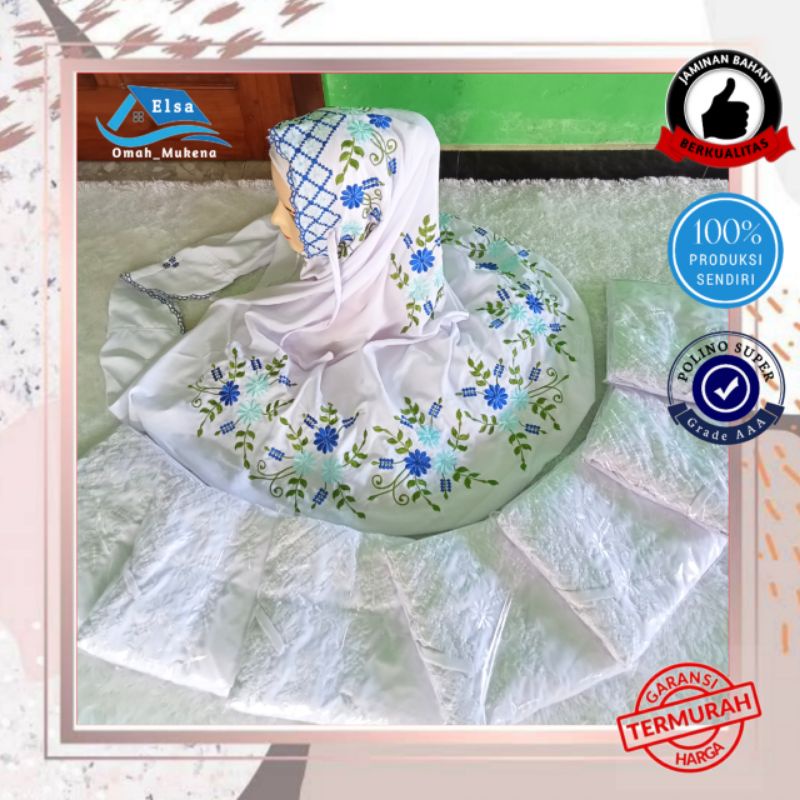 -ELSA- Polino Bordir PUTIH