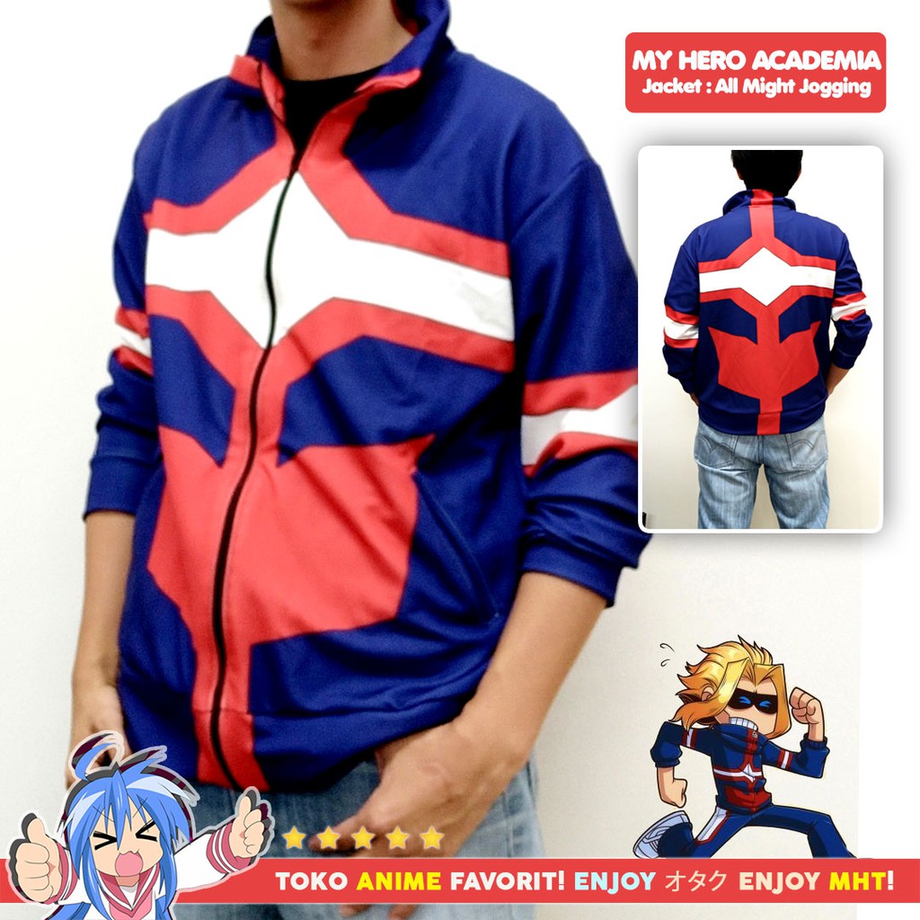 Jaket Anime Boku no Hero Academia My Hero Academia All Might Jogging