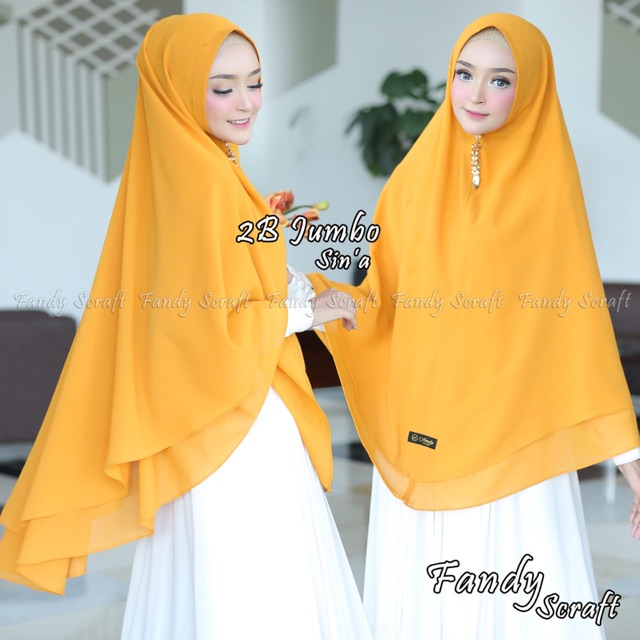 FANDY | Khimar JUMBO CERUTY BABYDOLL ANMAR