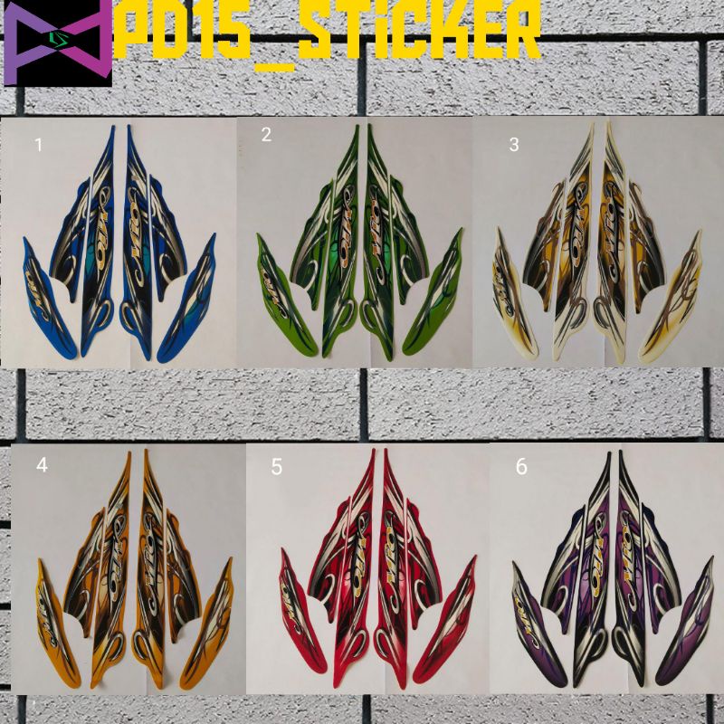 stiker standar mio sporty tahun 2010