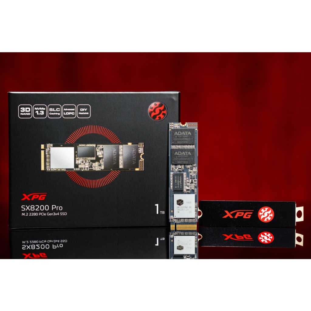 SSD ADATA XPG SX8200 PRO 1TB M.2 NVME PCIE GEN3X4 R 3500MB/S W 3000MB/