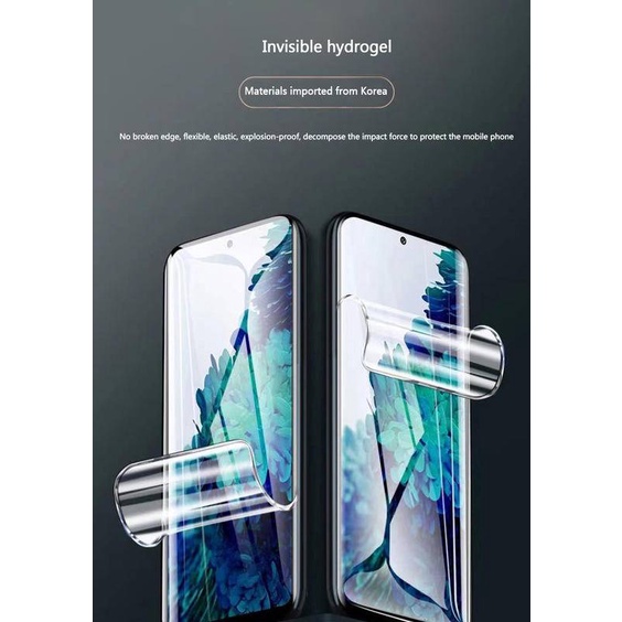 Vivo X60 / X60 Pro / X50 / X50 Pro / Y30 / Y11 Hydrogel Screen Protector Clear Antiblueray