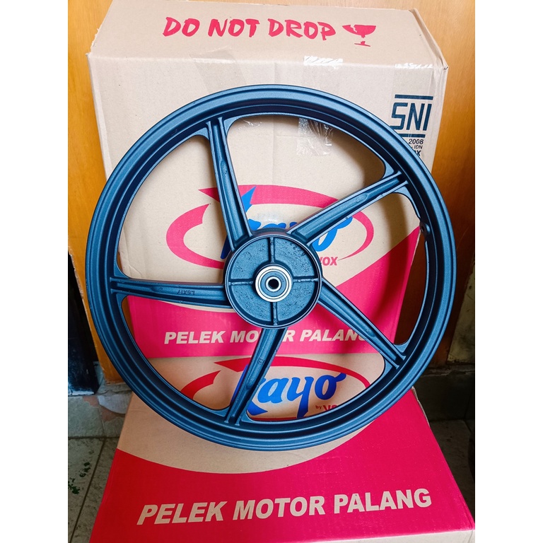 VELG RACING PSW SUPRA X VELK RESING SUPRA X DEPAN BELAKANG PALANG 5 MIRING
