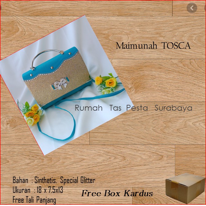 Tas Gliter,Tas Cantik,Tas Elegant,Maimunah TOSCA