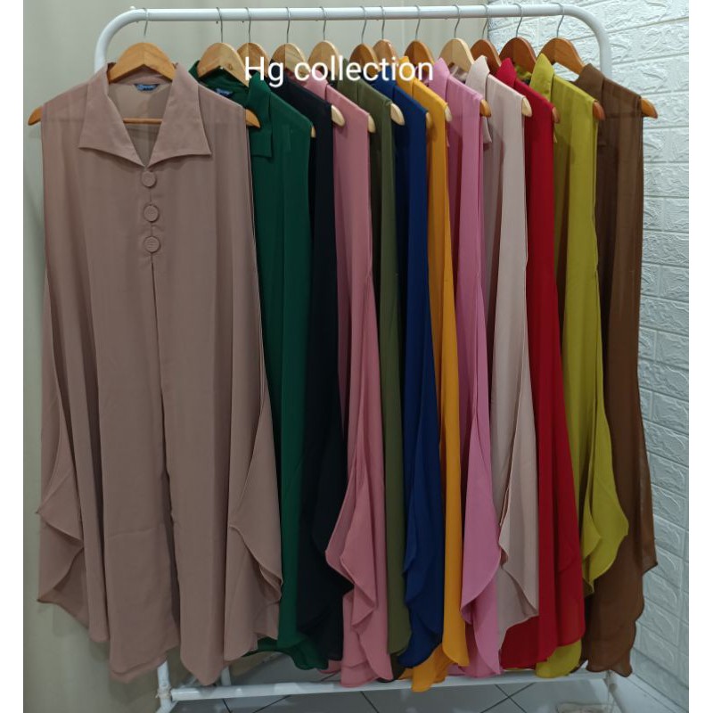 OUTER POLOS CERUTY KANCING BESAR/ CARDIGAN CERUTY