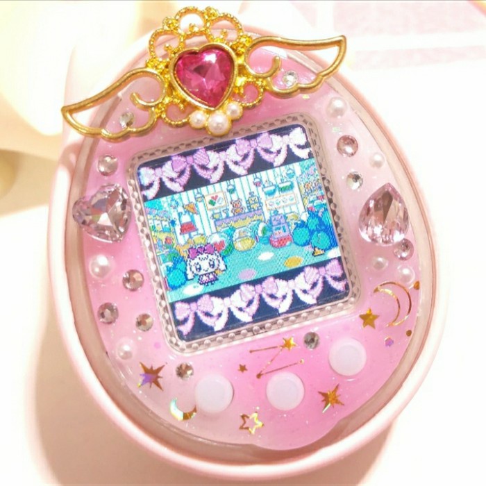 Face plate tamagotchi bandai 4u kawaii wings pink BEST SELLER