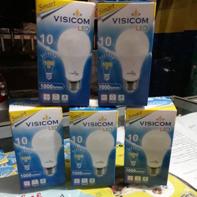 LED BULB SMART VISICOM 10 WATT SURABAYA MURAH