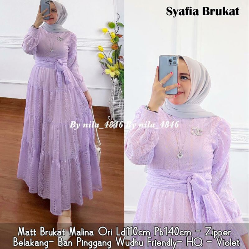 Syafia Brukat (Tanya stock)