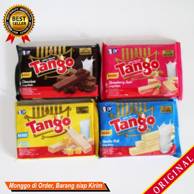 

Wafer Kue Biskuit Jajanan Snack camilan keluarga ~ Long Wafer Tango 47g