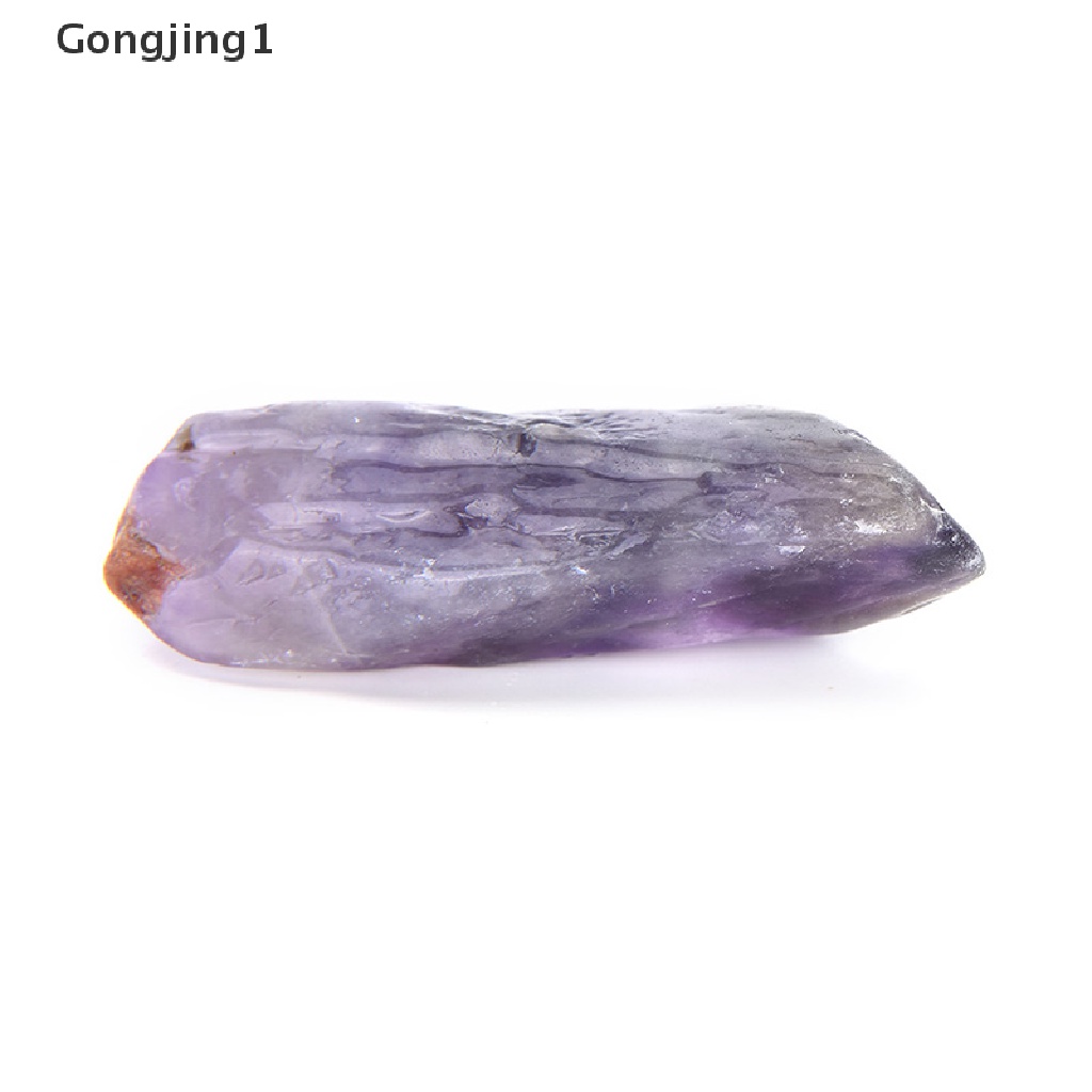 Gongjing1 100g Batu Kristal Amethyst Quartz Warna Ungu Untuk Dekorasi