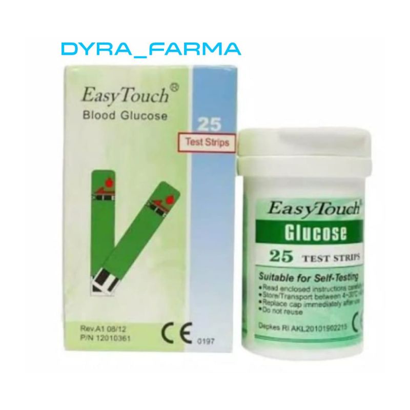 Strip Gula Darah EasyTouch / Stik Gula Darah EasyTouch / EasyTouch Strip Stik Gula Darah isi 25 Stri