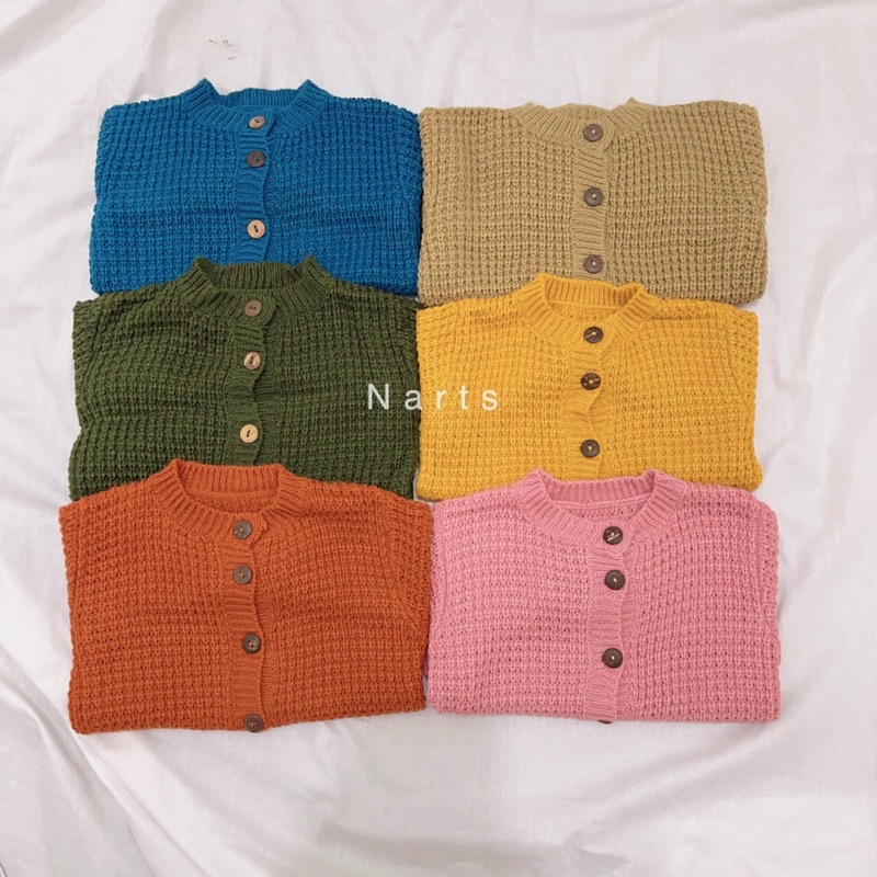 Cardigan Rajut Bayi [TEBAL]