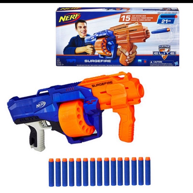 Nerf Surgefire 21 M Nerf Gun N- Strike Elite Surgerfire