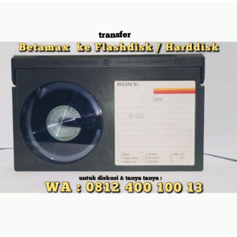 Transfer Kaset Betamax