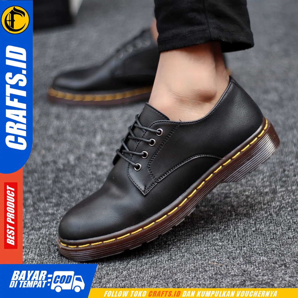 CRAFTS - Sepatu Low Boot Docmart Pantofel Casual Kerja Pria