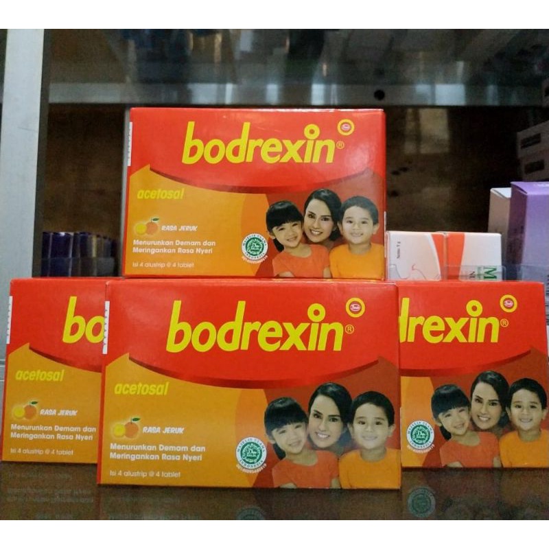 BODREXIN ANAK TABLET 1 BOX ISI 4 STRIP @4tablet