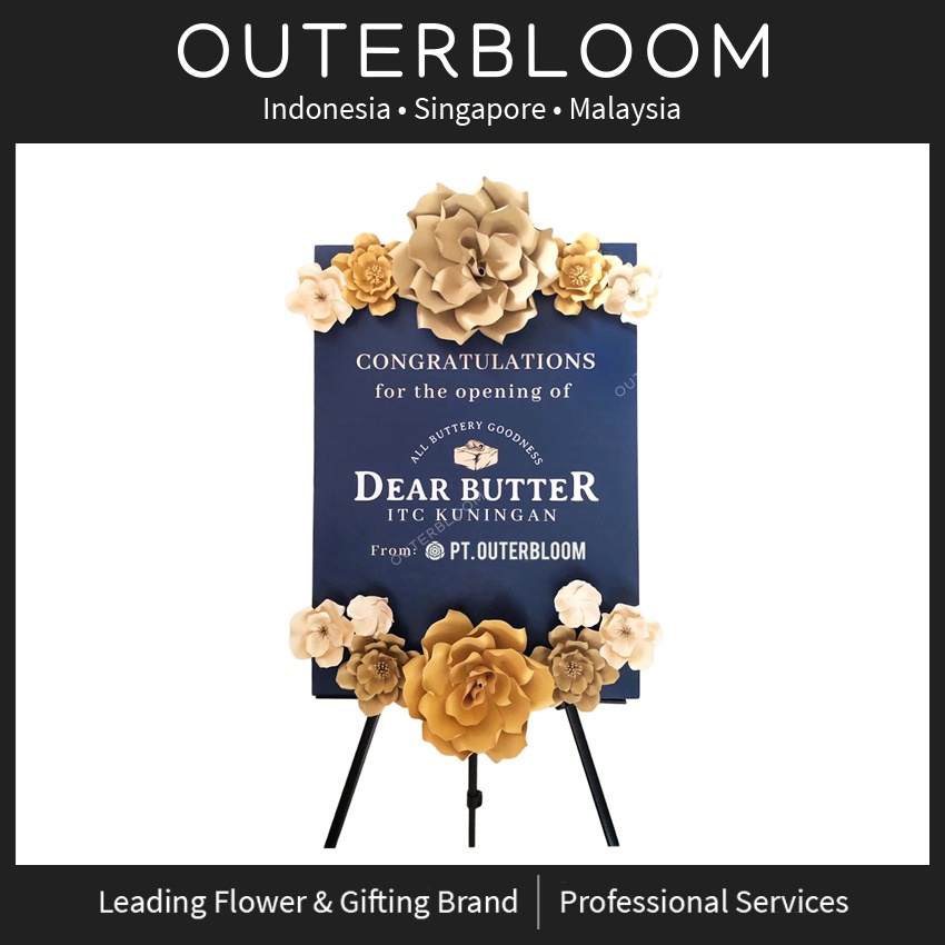 Papan Bunga Kertas - Outerbloom Calypso Paper Flower Board