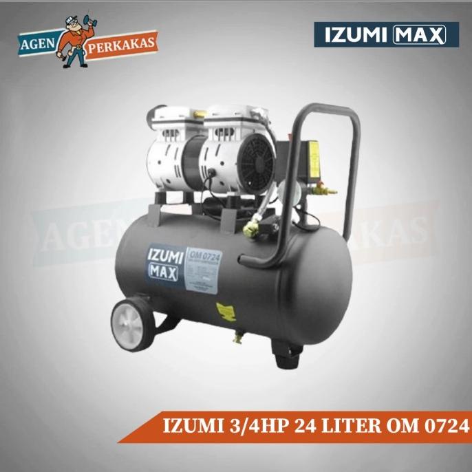 IZUMI OM 0724 KOMPRESOR OILES IZUMI 3/4HP 24 LITER KOMPRESOR SILENT