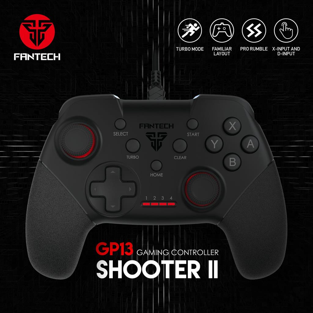 fantech shooter ii gp13 gaming controller gamepad joystick usb