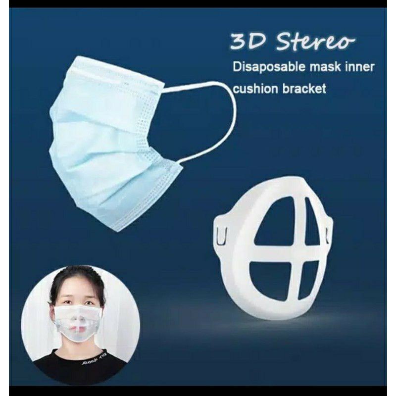 [Promosi Terbaru]Penyangga Masker Mask Bracket Support 3D Anti Sesak Anti Pengap