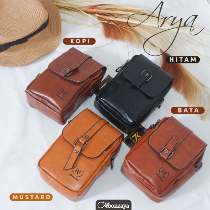 Arya Moonzaya / Tas slempang pria / Tas slempang unisex