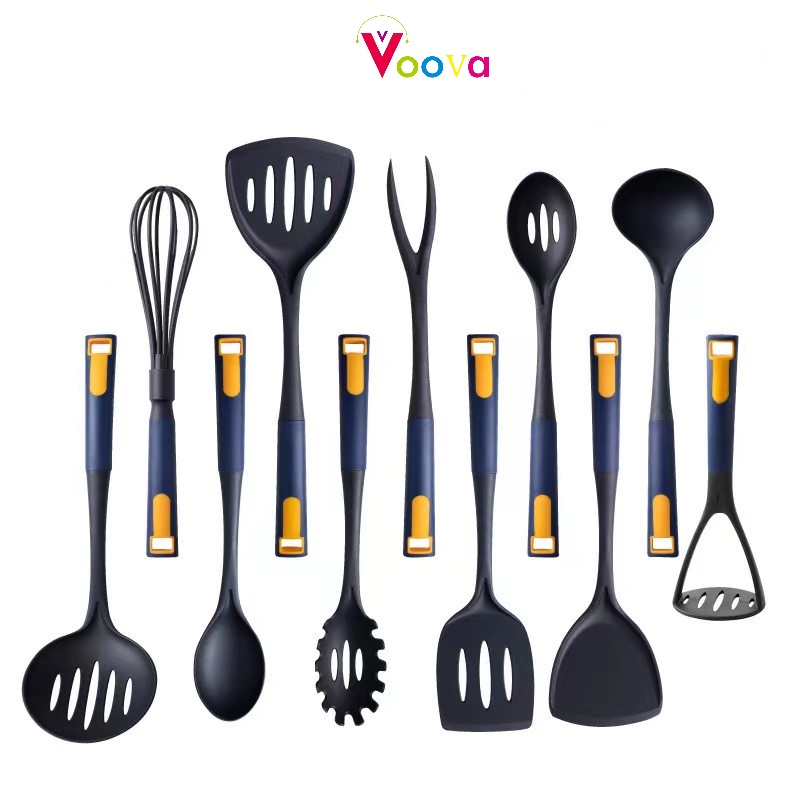 VOOVA  Food Grade Silicone Dapur Non-Stick Pan Peralatan Memasak Rumah Tangga Tahan Suhu Tinggi PEFE/PFOA/BPA Gratis-4