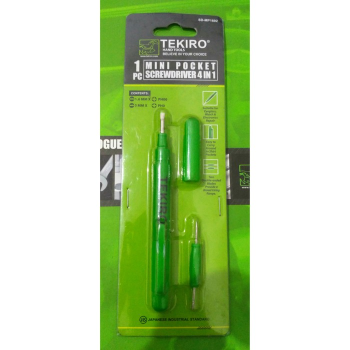 TEKIRO - OBENG POCKET OBENG PEN 4 IN 1 - ORIGINAL