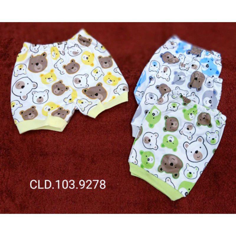3-4 pcs Celana pendek bayi newborn/ celana segi empat bayi/ Celana anak laki