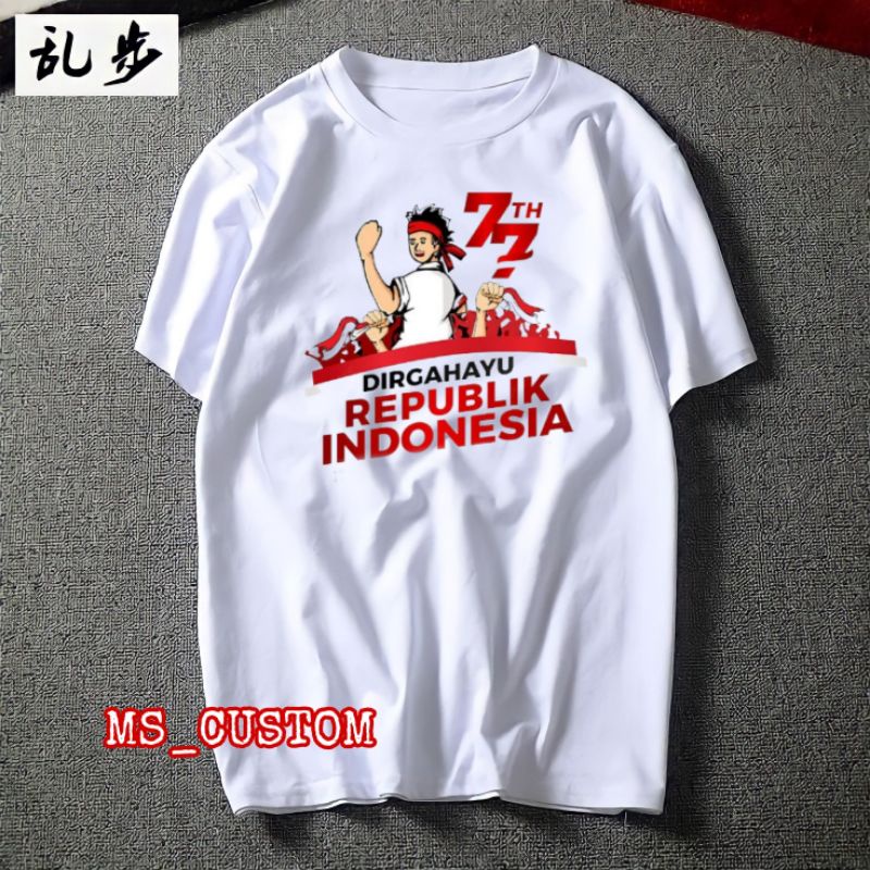 Kaos Anak 17 Agustusan HUT RI KE 77 | Baju anak 17 Agustusan