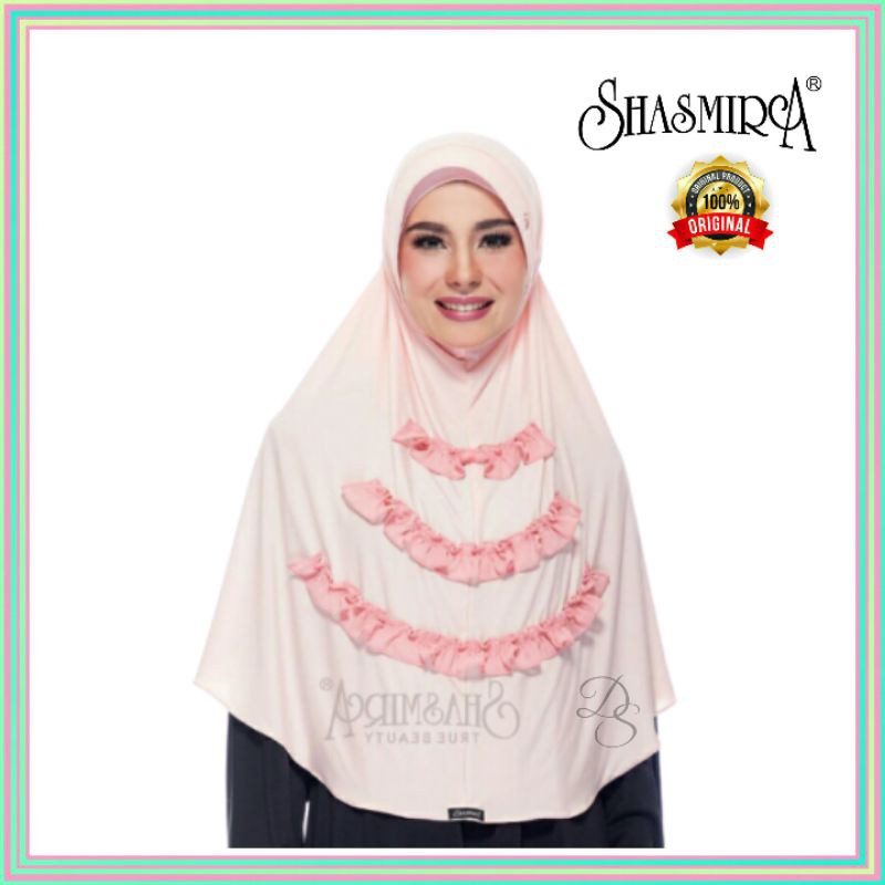 Hijab Jilbab Bergo Instan Shasmira New Bergo 086 Spandek Sutra Kerudung Rampel Adem Cantik Nyaman