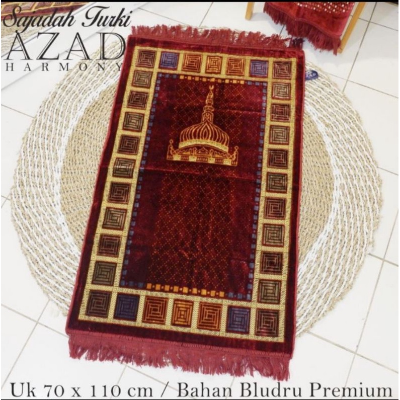 Sajadah Turkey turkie bulu ukuran dewasa