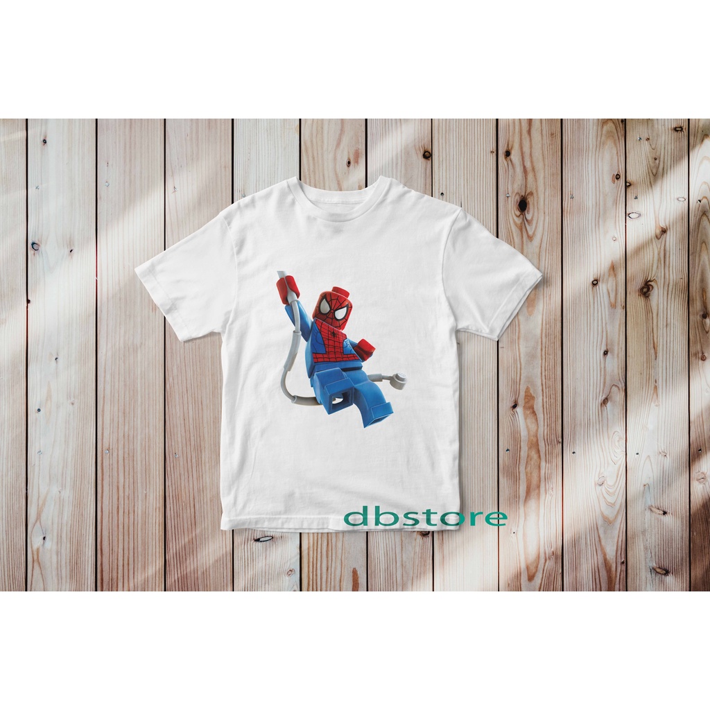 KAOS ANAK LEGO SPIDERMAN BAHAN PREMIUM