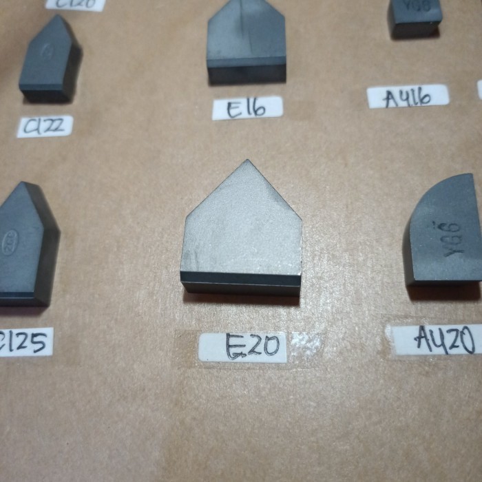 ECER widia E20 YG6 - betel widia -betel bubut widia - tip widia yg6
