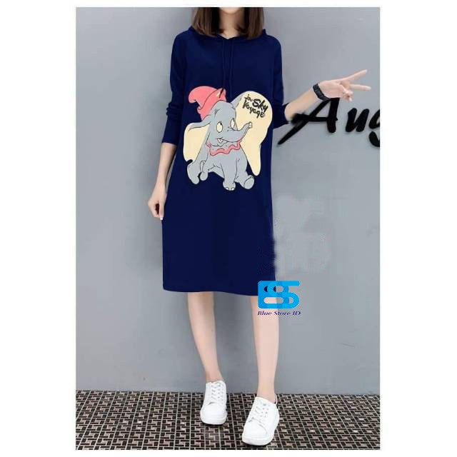 SWEATER DRESS ELEPHANT (A5) SABLON berkualitas TUNIC SWEATER MURAH