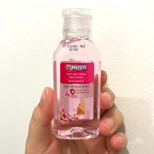 HAND SANITIZER NUVO 50ML HIJAU &amp; MERAH / ANTI BAKTERI / ANTI KUMAN