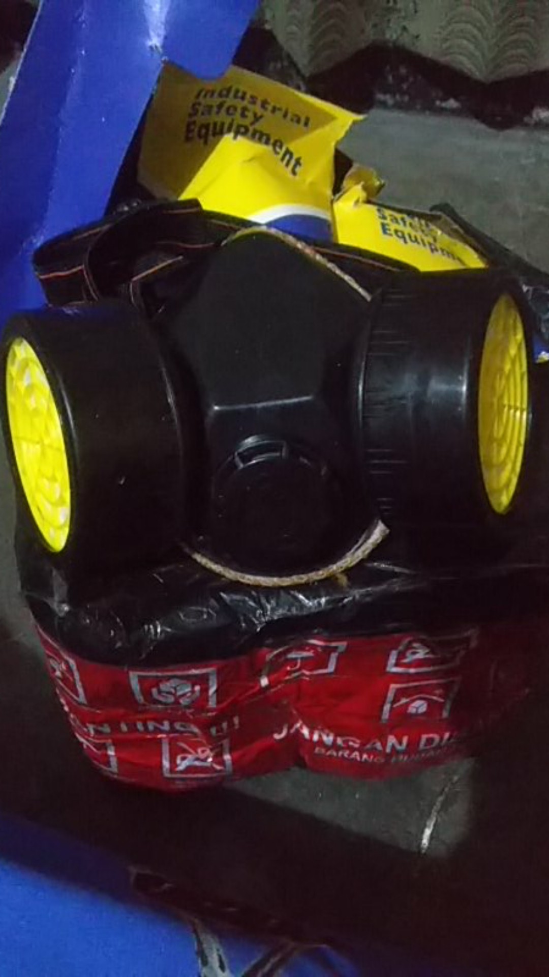 Masker Obat Double Np 306 / Tabung Ganda / Chemical Respirator